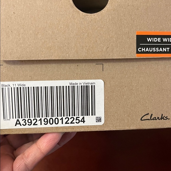 NWT/NIB Black Suede Perforated Loafers by Clarks - Picture 8 of 8